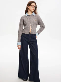 2 in 1 Button Knit Top