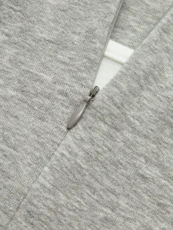 2 in 1 Cotton Pleated Zipper Top