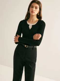 2 in 1 Slim Knit Top