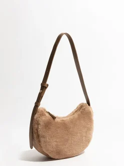 Adjustable Strap Fuzzy Armpit Bag
