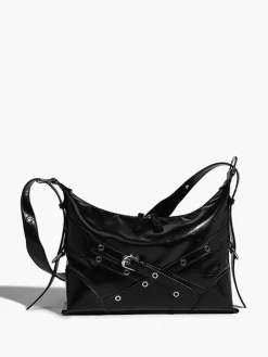 Adjustable Strap Zipper Tote Bag