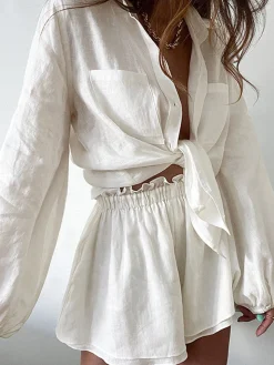 Aegean Two Piece Double Lined Shorts Set