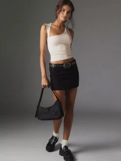 Asymmetric Neck Cut Out Tank Top