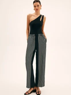 Asymmetrical Cutout One Piece Swimsuit