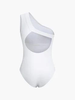 Asymmetrical Cutout One Piece Swimsuit