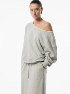 Asymmetrical Drawstring Pockets Skirt Set