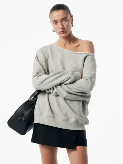 Asymmetrical Drawstring Pockets Skirt Set