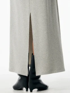 Asymmetrical Drawstring Pockets Skirt Set