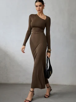 Asymmetrical Long Sleeve Skirt Set