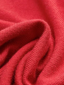 Asymmetrical Neck Jersey Sweater