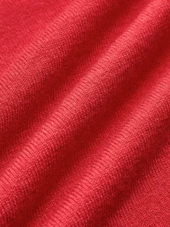 Asymmetrical Neck Jersey Sweater