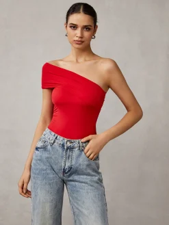 Asymmetrical One Shoulder T-Shirt