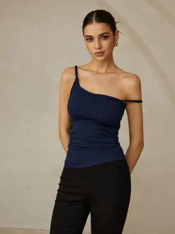 Asymmetrical Plain Cami Top