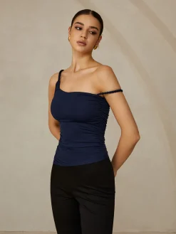 Asymmetrical Plain Cami Top