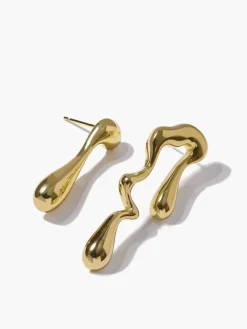 Asymmetrical Water Drop Earrings