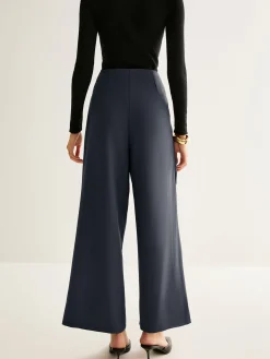 Asymmetrical Wide-Leg Pants