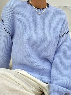 Baby Blue Pullover Sweater