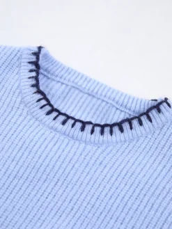Baby Blue Pullover Sweater