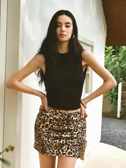 Backless Golden Button Tank Top