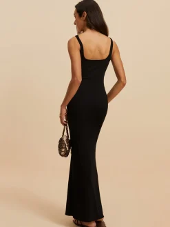 Backless Low Cut Long Dress