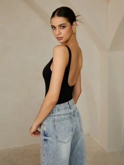 Backless Sleeveless Bodysuit