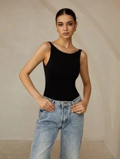 Backless Sleeveless Bodysuit
