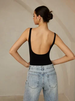 Backless Sleeveless Bodysuit