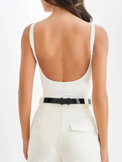 Backless Sleeveless Bodysuit