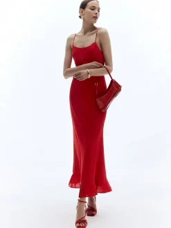 Backless Sleeveless Solid Long Dress
