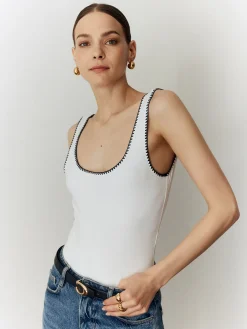 Backless Slim Low Cut Bodysuit
