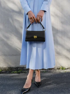 Baguette Flap Armpit Bag