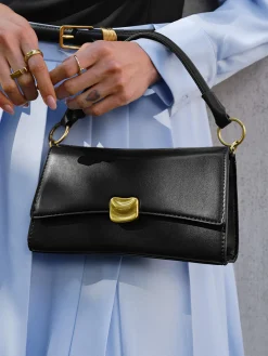 Baguette Flap Armpit Bag