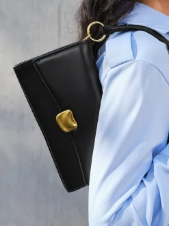 Baguette Flap Armpit Bag