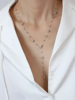 Ball Bead Tassel Necklace