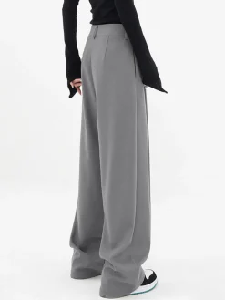 Basic Baggy Wide Leg Dress Pants