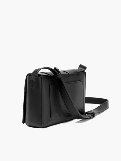Black Woven Crossbody Bag