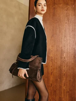 Boheme Flap Suede Bag