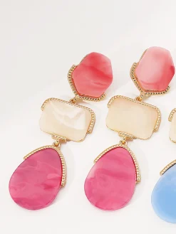 Boheme Geometrical Drop Earrings