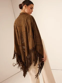 Boheme Hollow Tassel Shawl