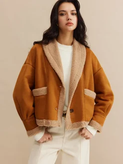 Boheme Minky Lined Suede Jacket