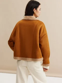 Boheme Minky Lined Suede Jacket