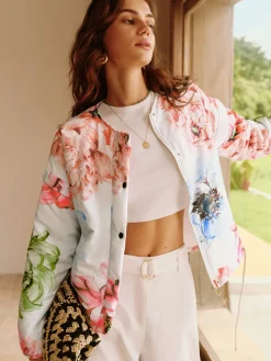 Boheme Printed Breasted Jacket
