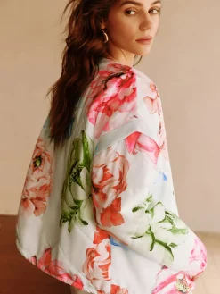 Boheme Printed Breasted Jacket
