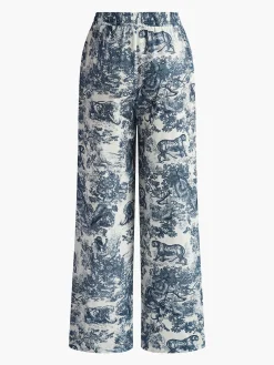 Boheme Printed Elastic Waist Pants
