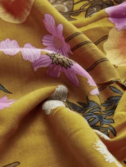 Boheme Printed Ruffle Cozy Dress