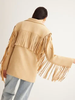Boheme Tassel Suede Blazer