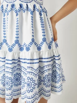 Boho Printed Flowy Tank Short Dress