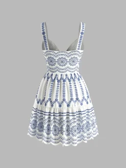 Boho Printed Flowy Tank Short Dress