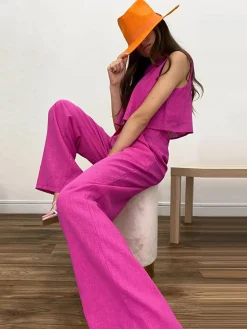 Boho Two Piece Pants Set