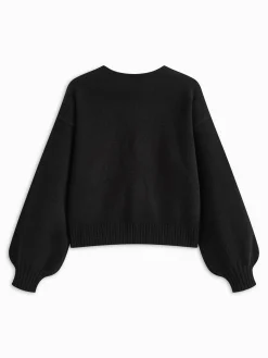 Bow Front Shift Sweater